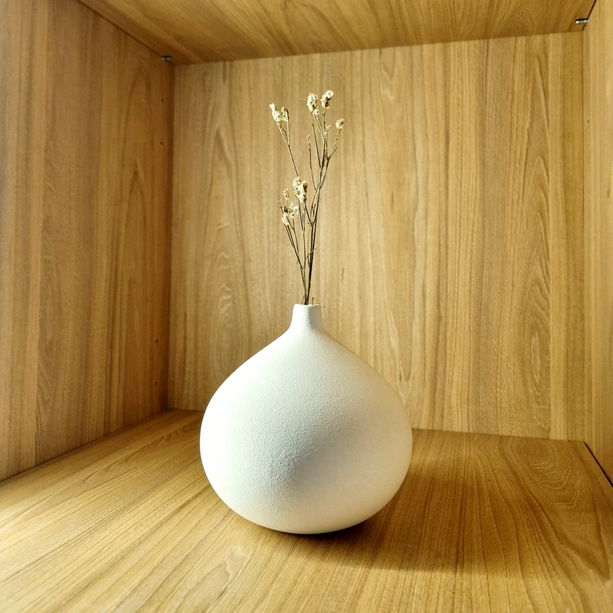 Florero Gota Blanco