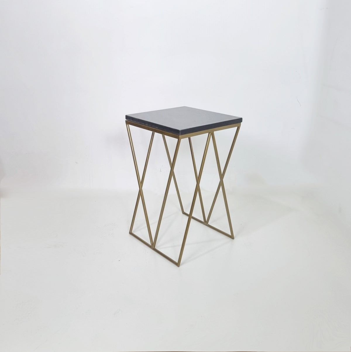 mesa lateral cuarzo para living