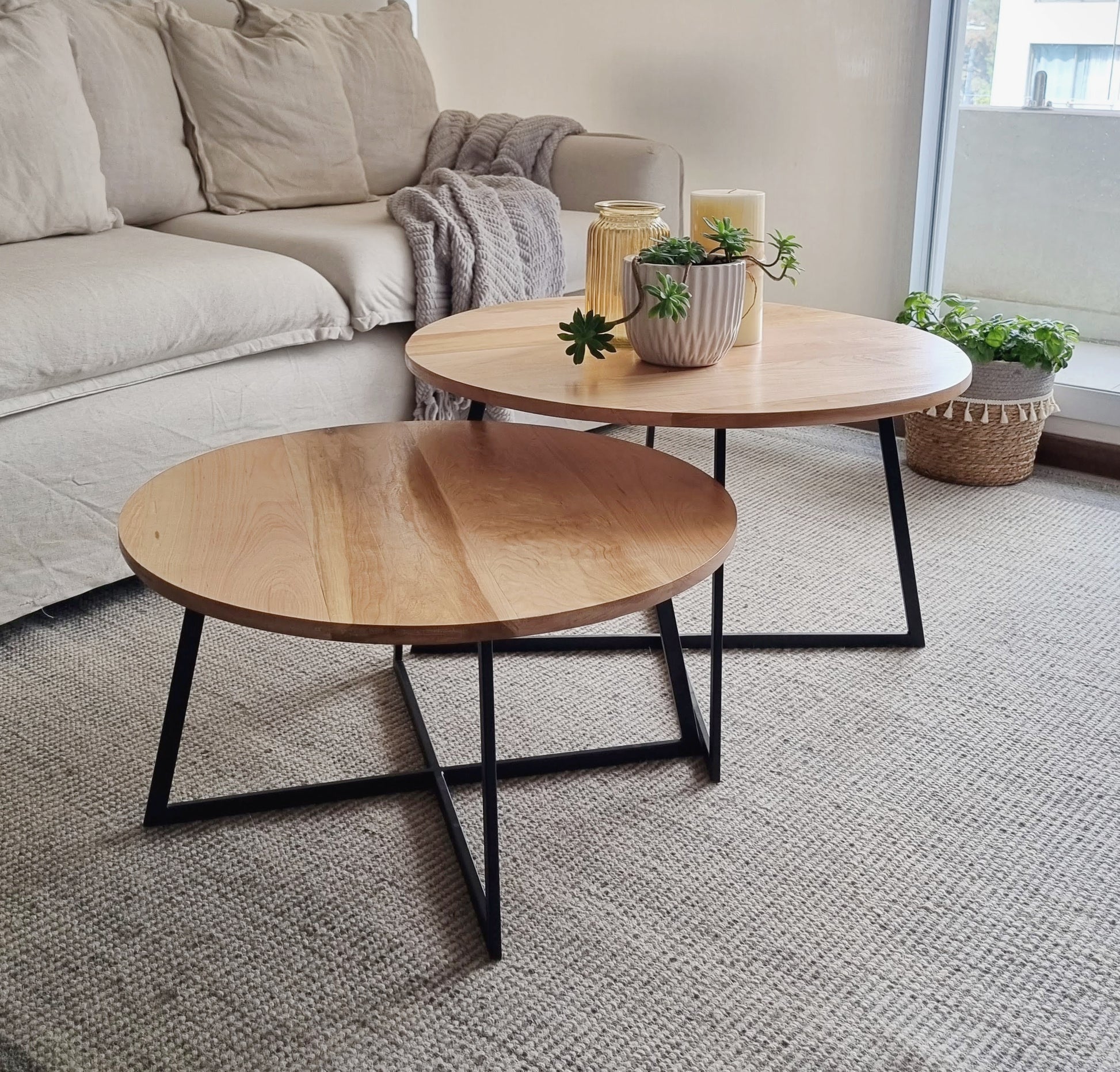 duo de mesa de centro