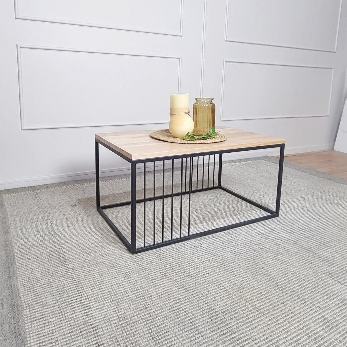 mesa de centro industrial