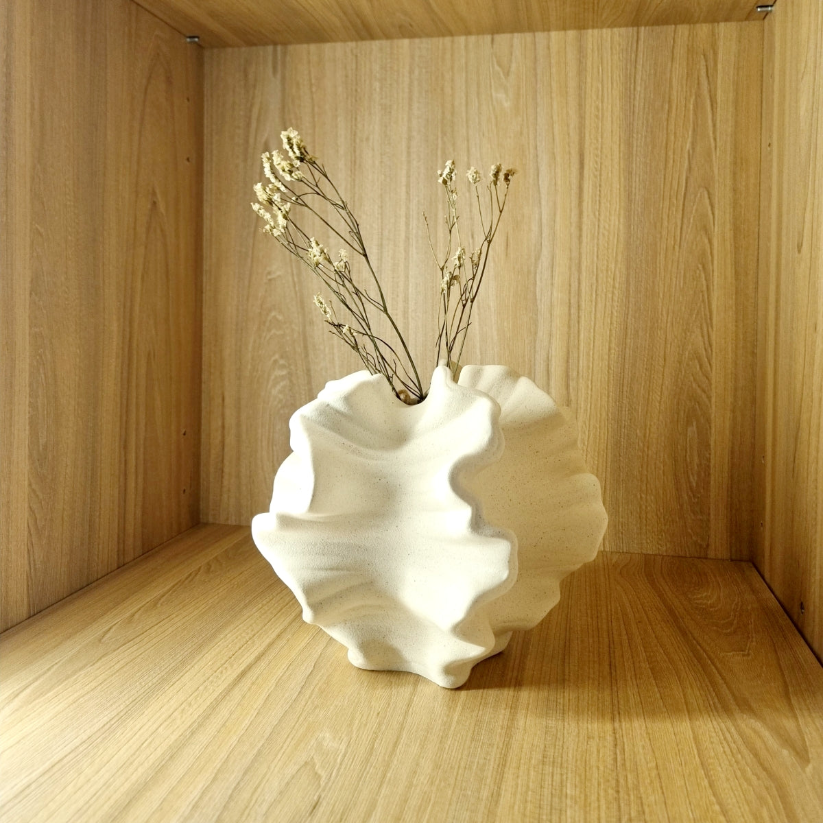 Florero Coral Crema