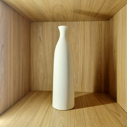 Jarro Florero Alto Blanco