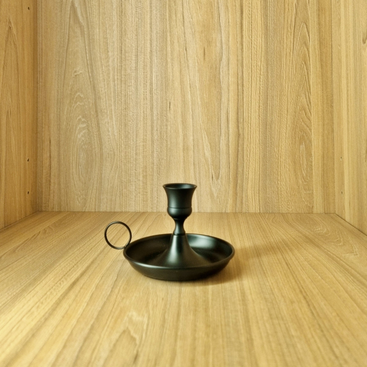 Porta velas Negro Asa