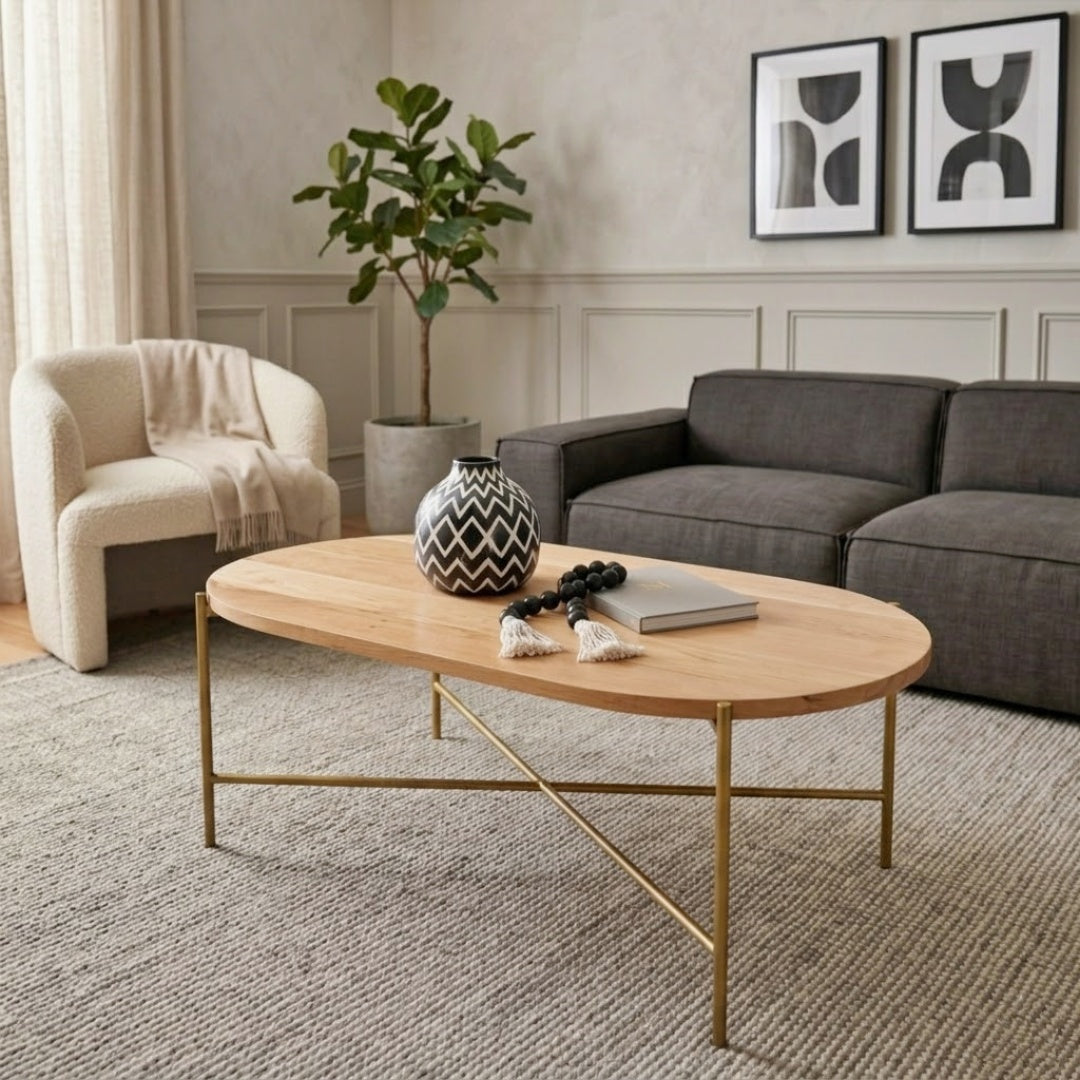 Mesa de Centro Ovalada MCF21