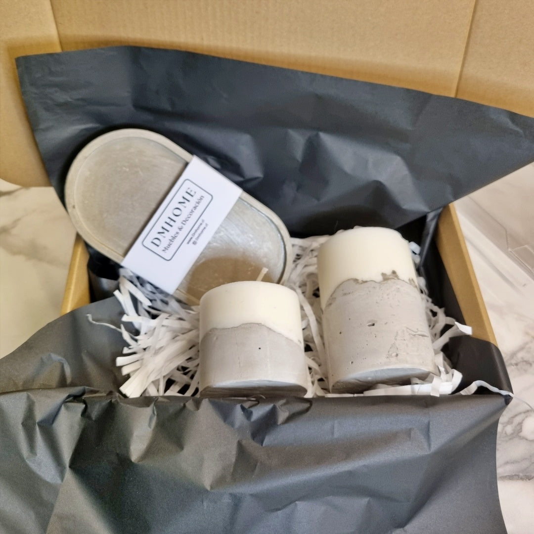 Empaque de regalo para velas