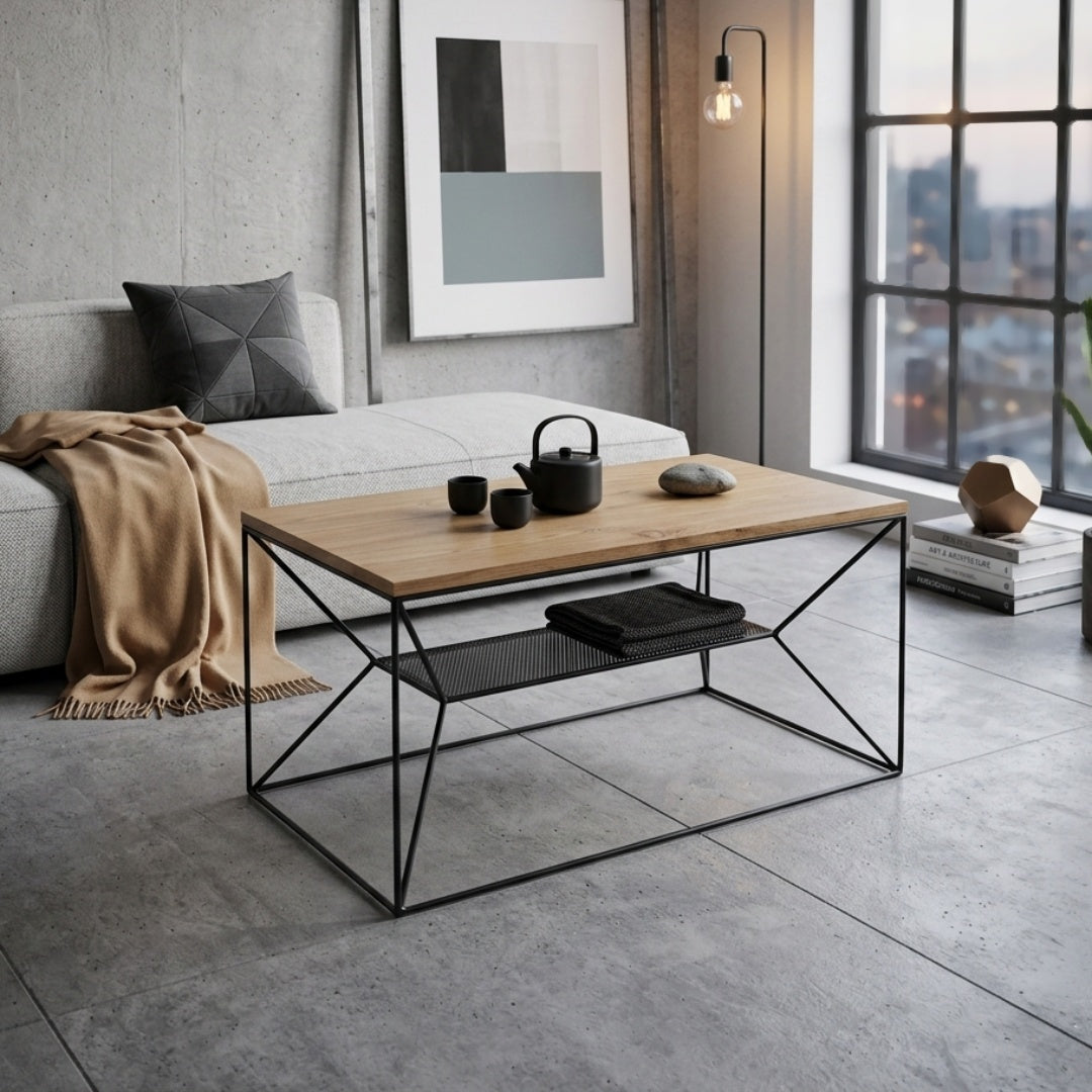 Mesa de Centro Industrial MCF12