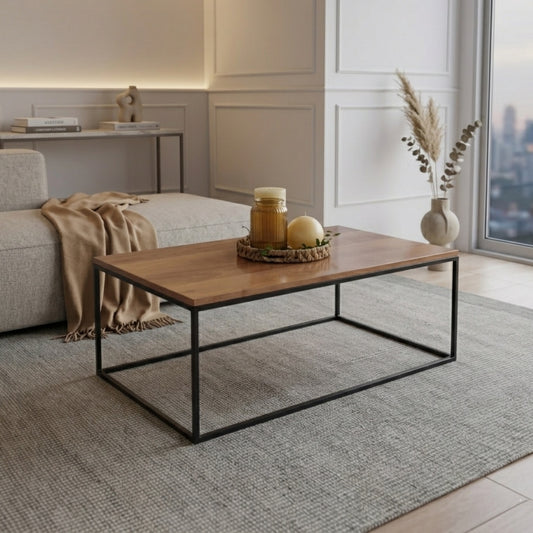 Mesa de Centro Roble Rectangular MCF17