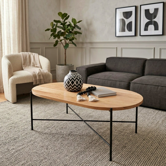 Mesa de Centro Ovalada MCF21